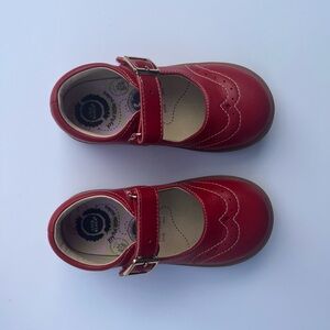 Livie & Luca Red Mary Jane Dress Shoes